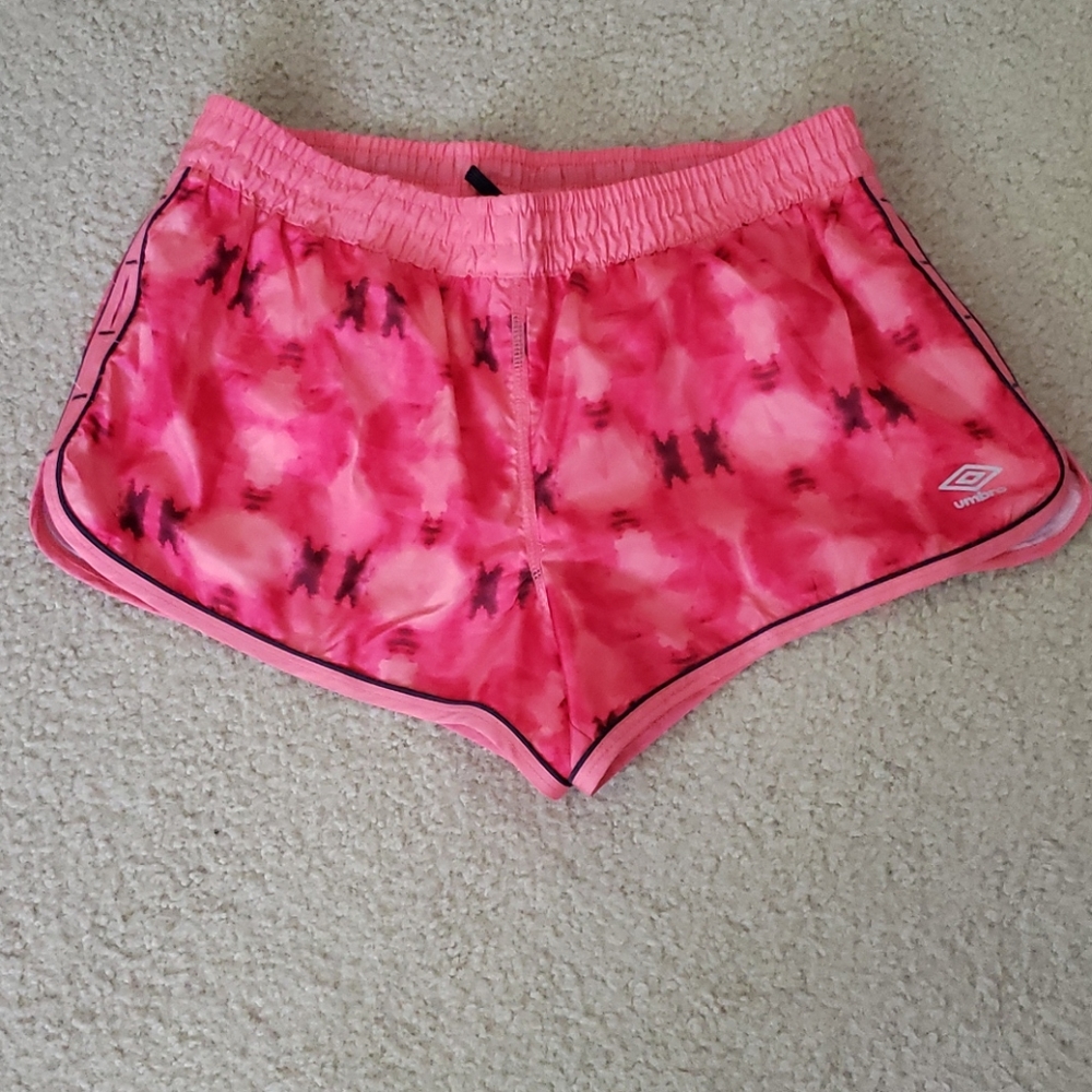 Umbro athletic pink shorts